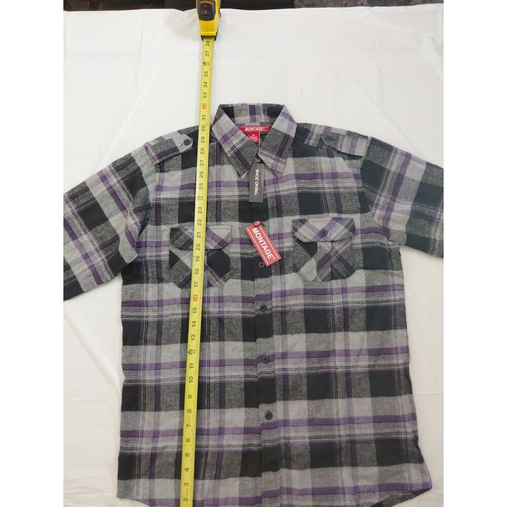 Montage Long Sleeve Button Up Shirt Size M